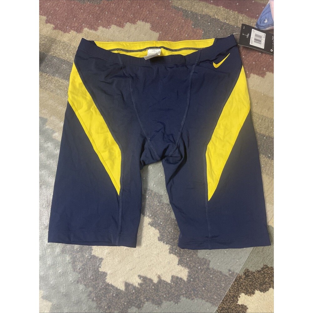Nike Swim Men's Vex Color Block Jammers Varsity Maize